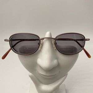 Pierre Cardin Gunmetal Oval Sunglasses Frames